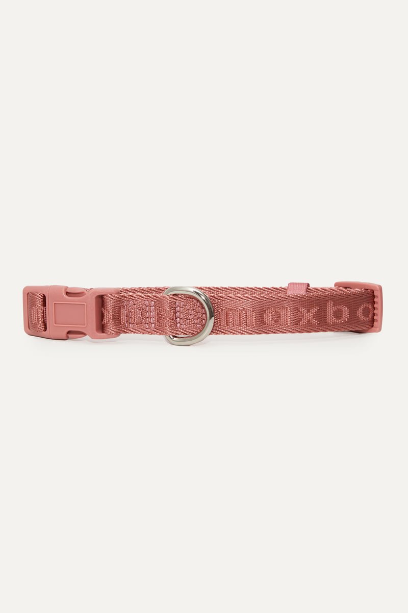 Coleira Signature Collar premium da Maxbone em Dusk Blue — detalhe das ferragens (18)