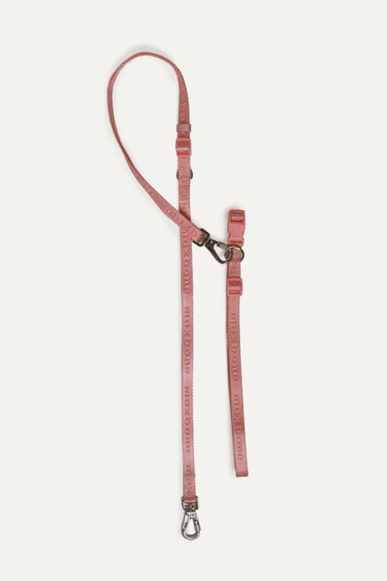 Trela GO! With Ease Hands Free Leash premium da Maxbone em Rosewood — detalhe da textura (38)